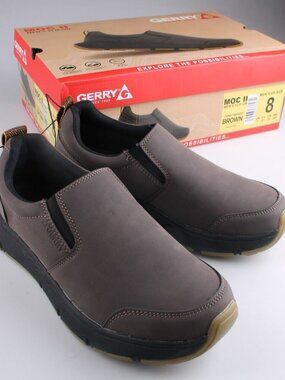 Gerry Men's Moc II Slip On Shoes, Brown, 8